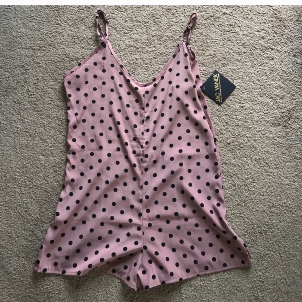 SOLD: Jac Vanek Polka dot Playsuit - Picture 2 of 5